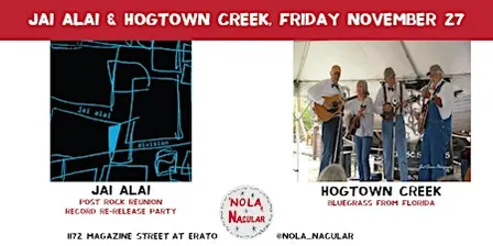 Jai Alai reunion & record re-release party with Hogtown Creek