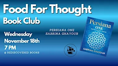 Food for Thought Cookbook Club-Persiana One by Sabrina Ghayour