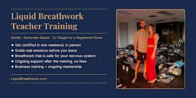 Breathwork Teacher Training & Certification - Seattle, Washington September 17-19, 2027