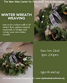 Natural Winter Wreath Weaving!