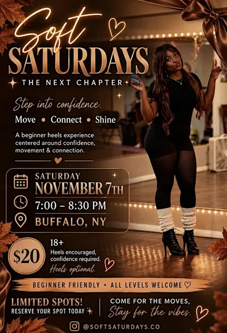 Soft Saturdays: Brown Sugar Edition | Beginner-Friendly Heels Class