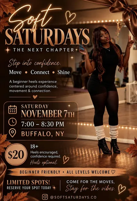 Soft Saturdays: Brown Sugar Edition | Beginner-Friendly Heels Class