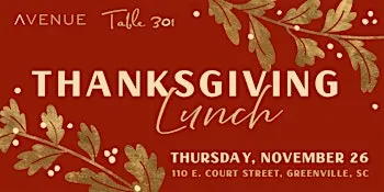 Thanksgiving at AVENUE