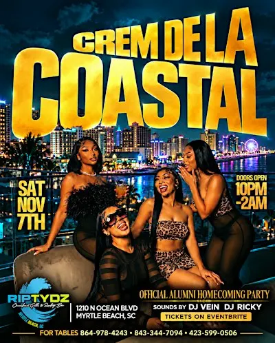 CREM DE LA COASTAL: THE OFFICIAL HOMECOMING TAILGATE ALUMNI AFTER PARTY