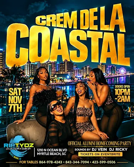 CREM DE LA COASTAL: THE OFFICIAL HOMECOMING TAILGATE ALUMNI AFTER PARTY