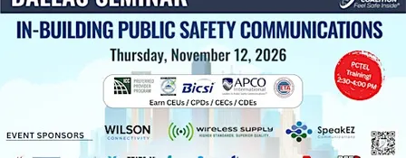 DALLAS, TX IN-BUILDING PUBLIC SAFETY COMMUNICATIONS SEMINAR - 2026