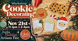 Holiday Cookie Decorating Workshop! (2-4PM)