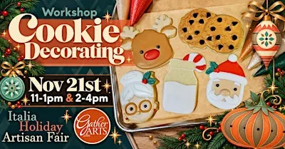 Holiday Cookie Decorating Workshop! (11AM - 1PM)