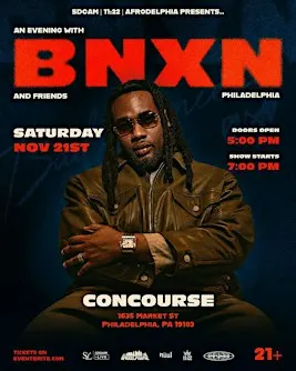 An Evening with BNXN (Benson) — Live in Philadelphia