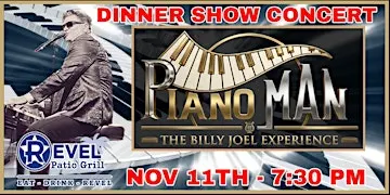 Dinner Show with Billy Joel Tribute - Piano Man!