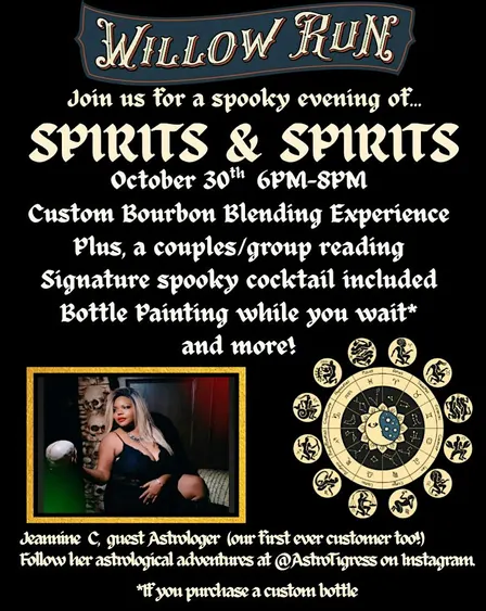 Willow Run's Halloween Event "Spirits & Spirits"