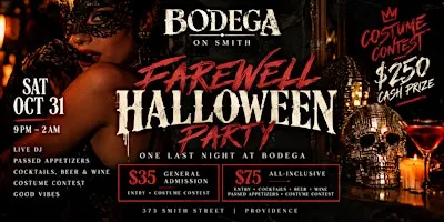 Farewell Halloween at Bodega