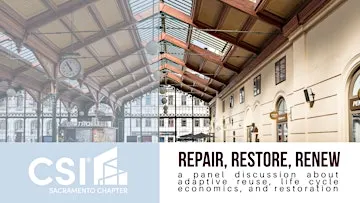 Repair, Restore, Renew: an AEC Panel