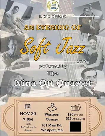 Westport Music Series: A night of soft jazz with the Nina Ott Quartet
