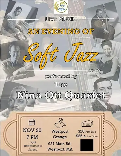 Westport Music Series: A night of soft jazz with the Nina Ott Quartet