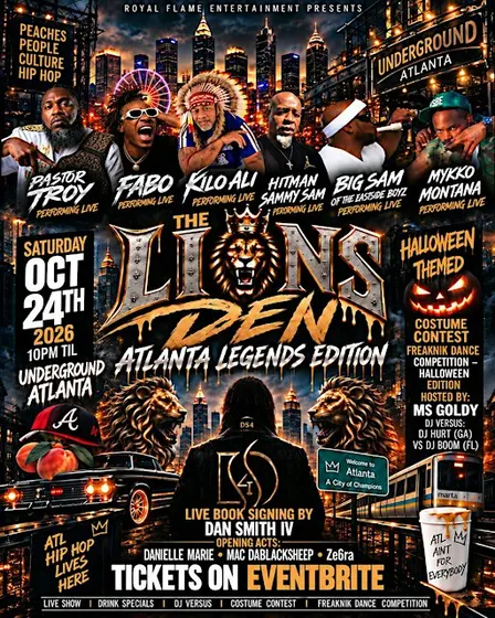 THE LION’S DEN – Atlanta Legend’s Edition