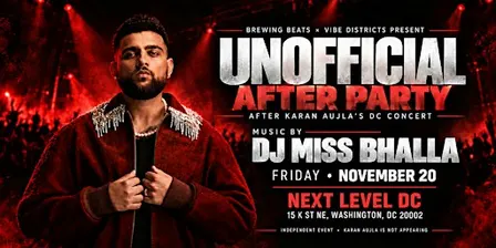 Unofficial Karan Aujla DC Concert After Party | DJ Miss Bhalla