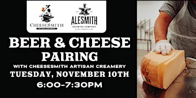 CheeseSmith & AleSmith Pairing Event for San Diego Beer Week