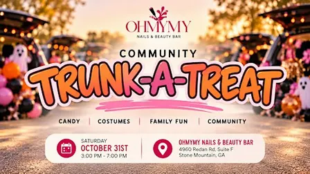 OhMyMy Nails & Beauty Bar’s 1st Annual Community Trunk-A-Treat
