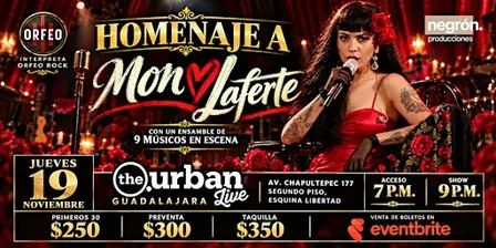 Orfeo presenta "Homenaje a Mon Laferte" | Concierto | Guadalajara
