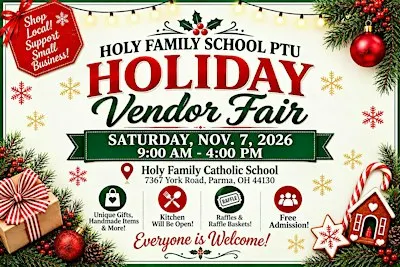 Holy Family PTU Craft Vendor Fair
