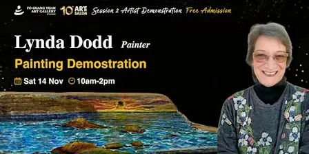 2026 Art Salon Live Demo by Painter Lynda Dodd