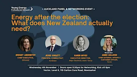 Energy after the election:  What does New Zealand actually need?