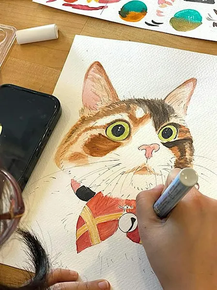 Pet Portrait Watercolors Workshop with Alexandra Schmeling