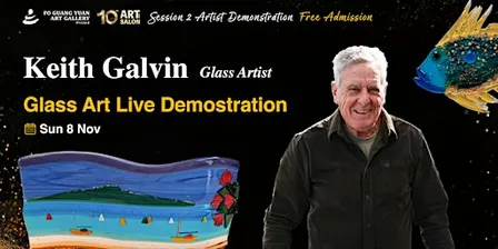 2026 Art Salon Live Demo by Glass Artist Keith Galvin
