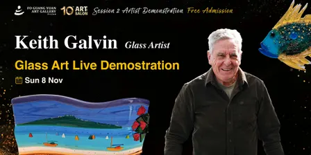 2026 Art Salon Live Demo by Glass Artist Keith Galvin
