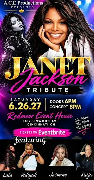 ACE Productions Presents: JANET JACKSON TRIBUTE 2027