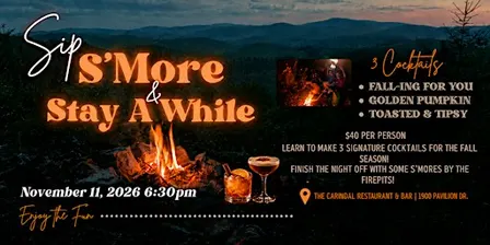 Sip S'more & Stay Awhile: Fall Mixology Class