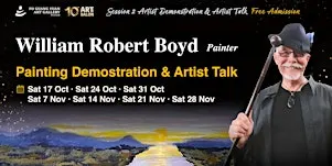 2026 Art Salon Live Demo by Painter William Robert Boyd