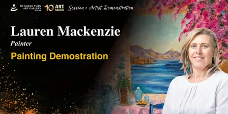 2026 Art Salon Painting Demonstration by Lauren Mackenzie