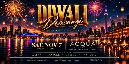DIWALI DEEWANGI | Toronto's Most Spectacular Diwali Night