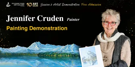 2026 Art Salon Painting Demonstration by Jennifer Cruden