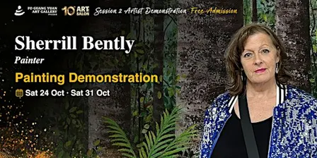 2026 Art Salon Live Demo by Painter Sherrill Bentley