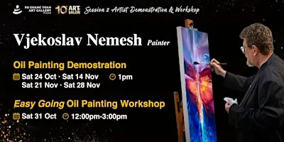 2026 Art Salon l Oil Painting Demonstration by Vjekoslav Nemesh