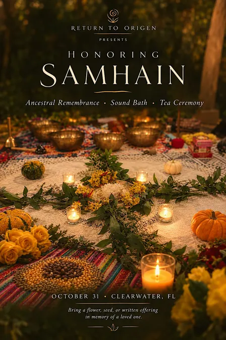 Honoring Samhain - Sound Bath and Ceremony