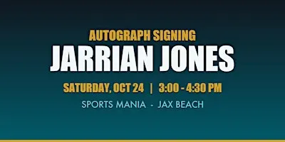 Jarrian Jones Autograph Signing