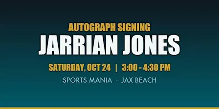 Jarrian Jones Autograph Signing
