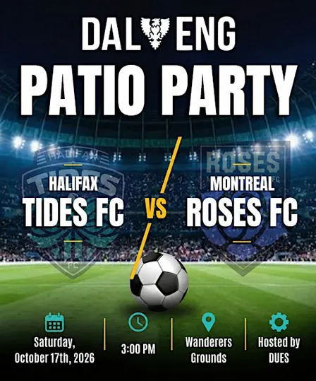 DUES x Halifax Tides Patio Party