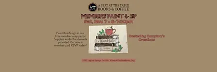 Store Members-only Paint and Sip Party!