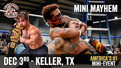 Little Mania Mini Wrestling Invades - Keller, TX!!