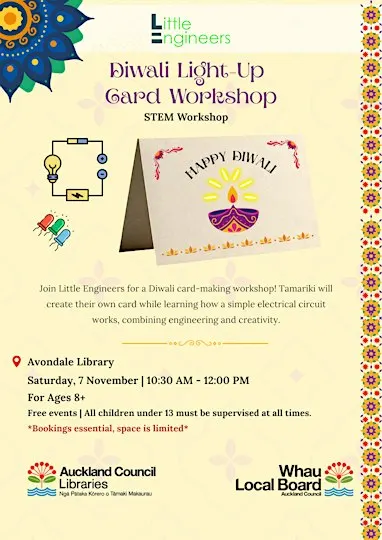 Diwali STEM Card Workshop (Ages 8+)