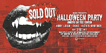 OASIS HALLOWEEN BOAT PARTY - Saturday, 31st of October