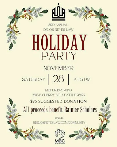 3rd Annual Delos Reyes Law Holiday Party
