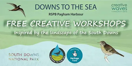 Free Creative Workshop, inspired by nature. RSPB Pagham, 24th November