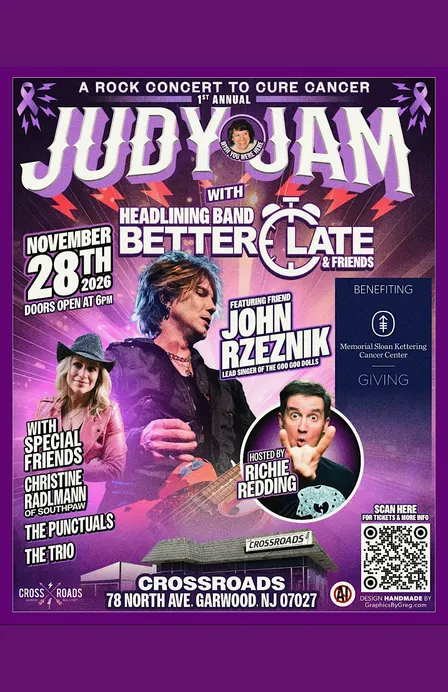 Judy Jam: w/ Better Late & friends, feat. John Rzeznik of The Goo Goo Dolls