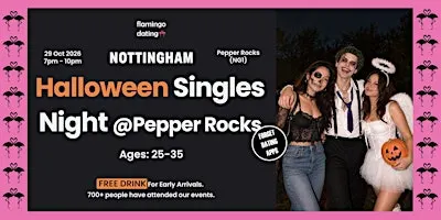 Halloween 25-35 Singles Social | FREE Welcome Drink